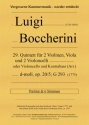 Quintett d-Moll Nr.29 op.20,5 G293 fr 2 Vl, Va, 2 Vc (oder Vc, Kb) Partitur und Stimmen