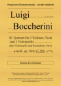 Quintett a-Moll Nr.30 op.20,6 G294 fr 2 Vl, Va, 2 Vc (oder Vc, Kb) Partitur und Stimmen