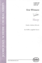 Sleep for mixed chorus (SATB) a cappella score