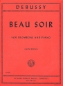 Beau Soir for trombone and piano