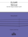 Nimrod from Enigma Variations op.36 for string quartet score and parts