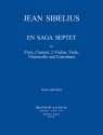 En Saga Septet for Flute, Clarinet, 2 Violins, Viola, Violoncello und Kontrabass Partitur und Stimmen