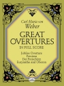 Great Ouvertures for orchestra score