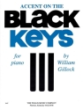 Accent on black Keys for piano
