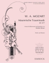 Maurische Trauermusik KV477 fr Flte, 2 Oboen, 2 Klarinetten, 2 Fagotte, 2 Hrner und Kontrabass Partitur und Stimmen
