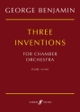 3 Inventions for chamber orchestra study score