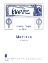 Mazurka op.24,1 fr Harfe solo