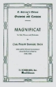 Magnificat for soli, mixed chorus and orchestra vocal score (la/en) Deis, Carl, ed