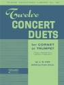 12 Concert Duets for cornet or trumpet