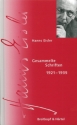 Hanns Eisler Gesamtausgabe Band 9 Gesammelte Schriften Bd. 1.1 (1921-1935)