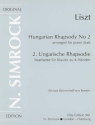 Ungarische Rhapsodie Nr.2 fr Klavier zu 4 Hnden Spielpartitur
