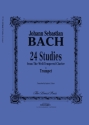 24 Studies from the well-tempered clavier for trumpet