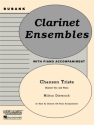 Chanson triste fr 3 Klarinetten und Klavier Stimmen