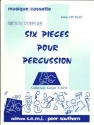 6 pices pour percussion (+MC)