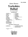 Yorkshire Ballad for concert band full score