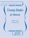 20 Studies for bassoon