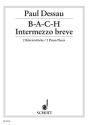 B-A-C-H Intermezzo breve fr Klavier
