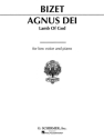 Agnus Dei fr Gesang (tief) und Klavier (en/lat)