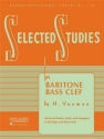 Selected Studies for baritone bass clef