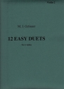 12 easy Duets op.10 for 2 violins violin 2