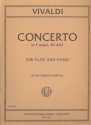 Concerto F major RV442 for flute and piano