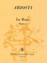 La rosa für Gesang (hoch), 2 Violinen und Bc (dt/it) Partitur und Streicherstimmen