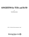 Concertino for Tuba and Band for tuba and piano