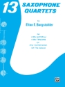 13 Saxophone Quartets for 4 saxophones score