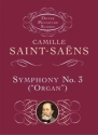 Symphony in c Minor no.3 op.78 for organ and orchestra studyscore