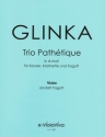 Trio pathtique d-Moll fr Klarinette, Fagott und Klavier fr Violine, Viola und Klavier 2 alternative Streicherstimmen