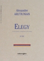 Elegy for trumpet (flugelhorn) and strings score
