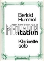 Meditation op. 77b fr Klarinette (oder Bassklarinette)