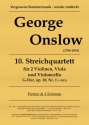 Streichquartett G-Dur Nr.10 op.10,1  Partitur und Stimmen