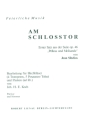 Am Schlosstor (aus der Suite op.46) fr Blasorchester Direktion