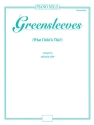 Greensleeves: for piano