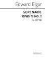 Serenade op.73,2 for mixed chorus a cappella,  score (with piano for rehearsal)