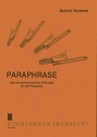 Paraphrase ber ein alemannisches Volkslied op.59c fr 4 Posaunen Spielpartitur und 3 Stimmen