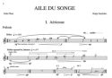 Aile du songe for flute and orchestra flute part,  archive copy