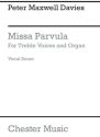 Missa parvula for female chorus and organ (solo tenor or bass ad lib) score