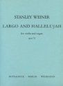 Largo and Hallelujah op.76 for violin and organ