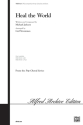Heal the World for mixed chorus (SATB) an piano (guitar, bass and drums ad lib) score