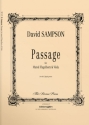 Passage for muted flugelhorn and viola 2 playing score