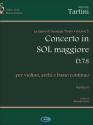 Concerto in Sol maggiore D78 per violino, archi e basso continuo Partitura