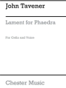 Lament for Phaedra for voice and cello score,  archive copy