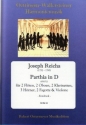 Parthia D-Dur für 2 Flöten, 2 Oboen, 2 Klarinetten, 3 Hörner, 2 Fagotte und Violone Partitur und Stimmen