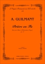 Priere en Fa pour piano et harmonium (orgue) partition