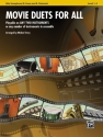 Movie Duets for all: for 2 instruments (2-part ensemble) alto saxophone (clarinet in Eb) score