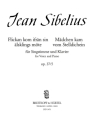 Flickan kom ifran sin lsklings mte op.37,5 fr hohe Singstimme und Klavier (schwed/dt)