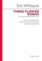 3 Flower Songs for mixed chorus and piano