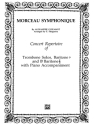 Morceaux symphonique for trombone (baritone) and piano